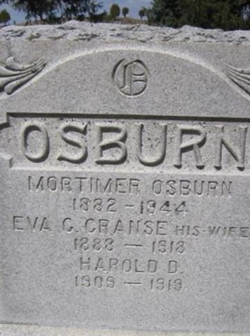 Eva C Cranse Osburn on Sysoon