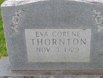 Eva Corene Thornton on Sysoon