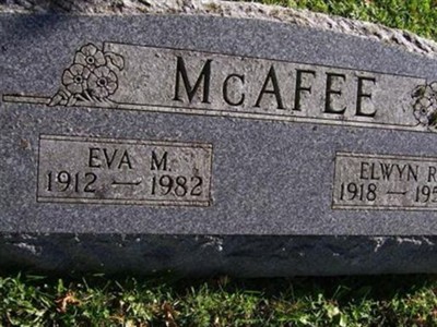 Eva M Diffin McAfee on Sysoon