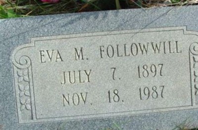 Eva M. Followwill on Sysoon
