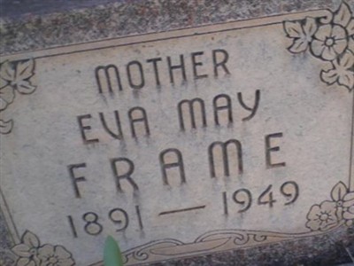 Eva May Frame on Sysoon