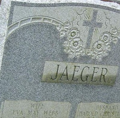 Eva May Webb Jaeger on Sysoon