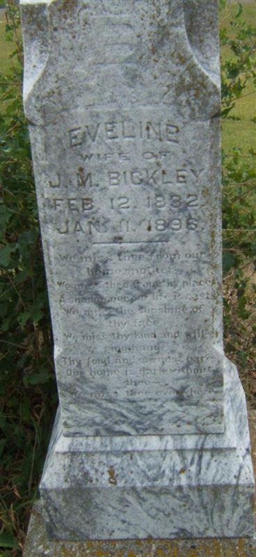 Evaline Bartee Bickley on Sysoon