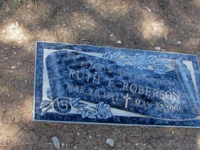 Ruth Evaline Patterson Rutledge Roberson on Sysoon