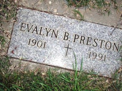 Evalyn Belle Preston on Sysoon