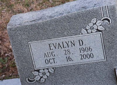 Evalyn D Hefley on Sysoon
