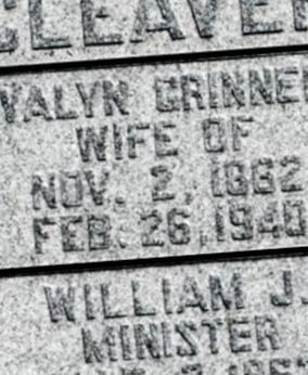 Evalyn Grinnell Cleaver on Sysoon