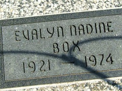 Evalyn Nadine Box on Sysoon