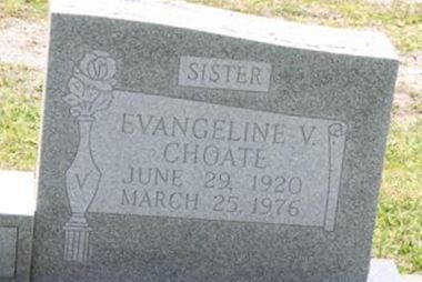 Evangeline V Choate Velcich on Sysoon