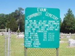 Evans Cemetery on Sysoon