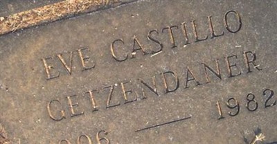 Eve Castillo Getzendaner on Sysoon