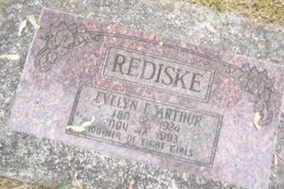 Evelyn E Arthur Rediske on Sysoon