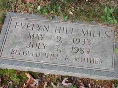 Evelyn Hill Mills on Sysoon