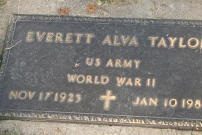 Everett Alva Taylor on Sysoon