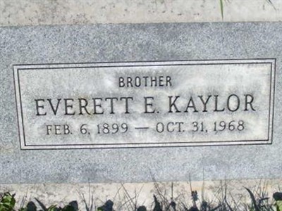Everett E Kaylor on Sysoon