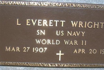 Everett L Wright on Sysoon