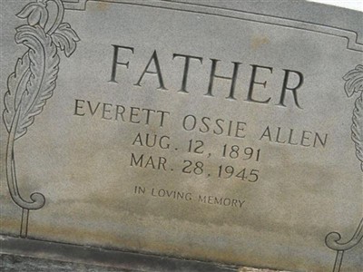 Everett Ossie Allen on Sysoon