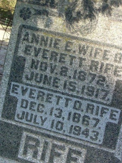 Everett Otis Rife on Sysoon