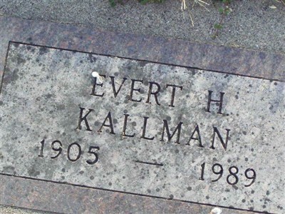 Evert H Kallman on Sysoon
