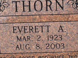 Evertt A Thorn on Sysoon