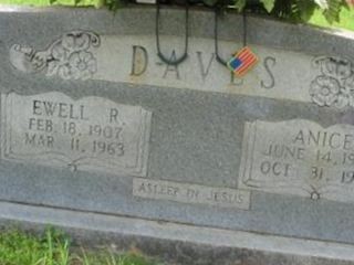 Ewell R Daves on Sysoon