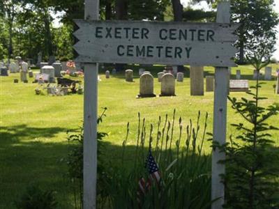 Exeter Center Cemetery on Sysoon
