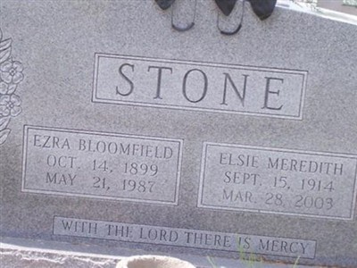 Ezra Bloomfield Stone on Sysoon