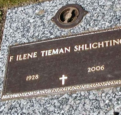 F Ilene Tieman Schlichting on Sysoon