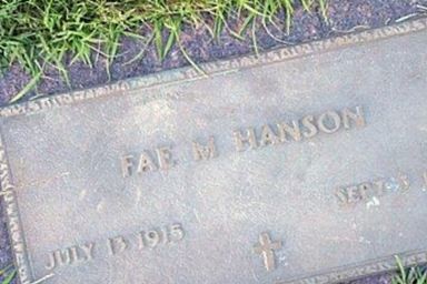 Fae Magdeline McLean Hanson on Sysoon