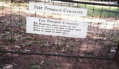 Fair Prospect Cemetery on Sysoon