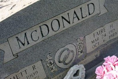 Faire Frances Herod McDonald on Sysoon