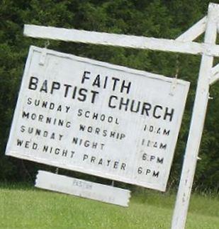 Faith Baptist Church Cemetery on Sysoon