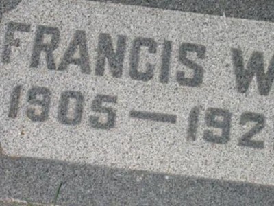 Fancis Wm. on Sysoon