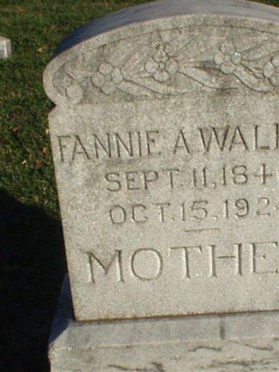 Fannie A Walker on Sysoon