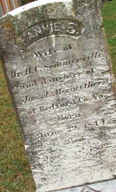 Fannie Elizabeth Meriwether Sommerville on Sysoon