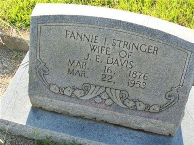 Fannie I Stringer Davis on Sysoon