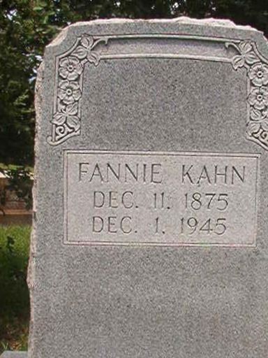 Fannie Kahn on Sysoon