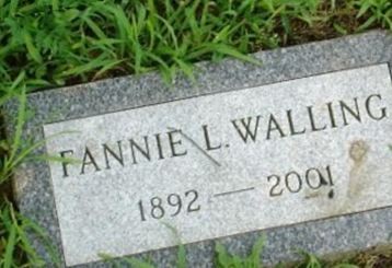 Fannie L. Walling on Sysoon