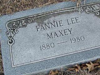 Fannie Lee Maxey on Sysoon