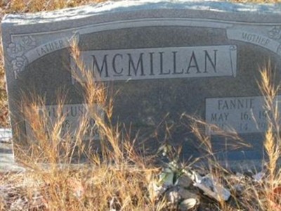 Fannie R. McMillan on Sysoon