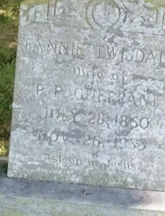 Fannie Twisdale Guerrant on Sysoon