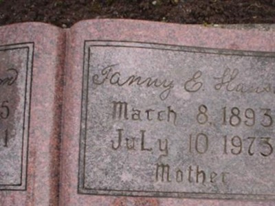 Fanny E. Hanson on Sysoon