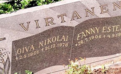 Fanny Esteri Virtanen on Sysoon