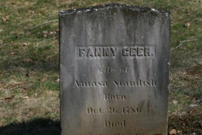 Fanny Geer Standish on Sysoon