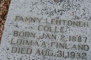 Fanny Lehtonen Colle on Sysoon