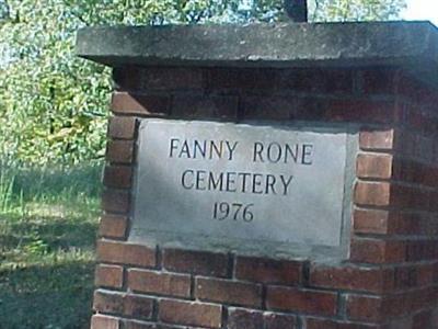 Fanny Rone Cemetery on Sysoon