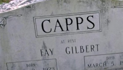 Fay Gilbert Capps on Sysoon