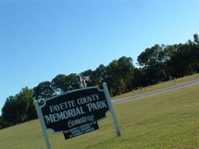 Fayette County Memorial Park on Sysoon