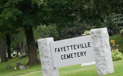 Fayetteville Cemetery on Sysoon