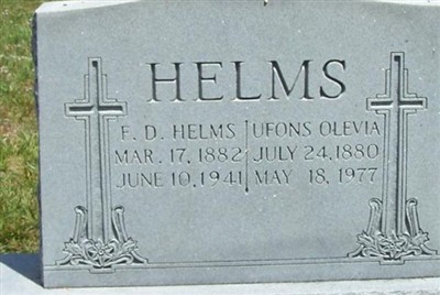 F D Helms on Sysoon